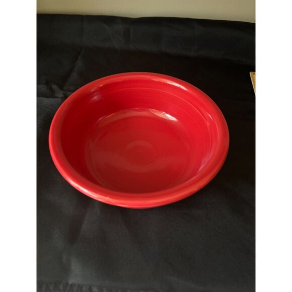 Fiesta 7" Round Vegetable Bowl Fiesta Scarlet (intro 2004) - Picture 2 of 5